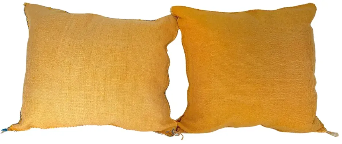 Moroccan Sabra Silk Pillows - Set of 2 - Eat Drink Home