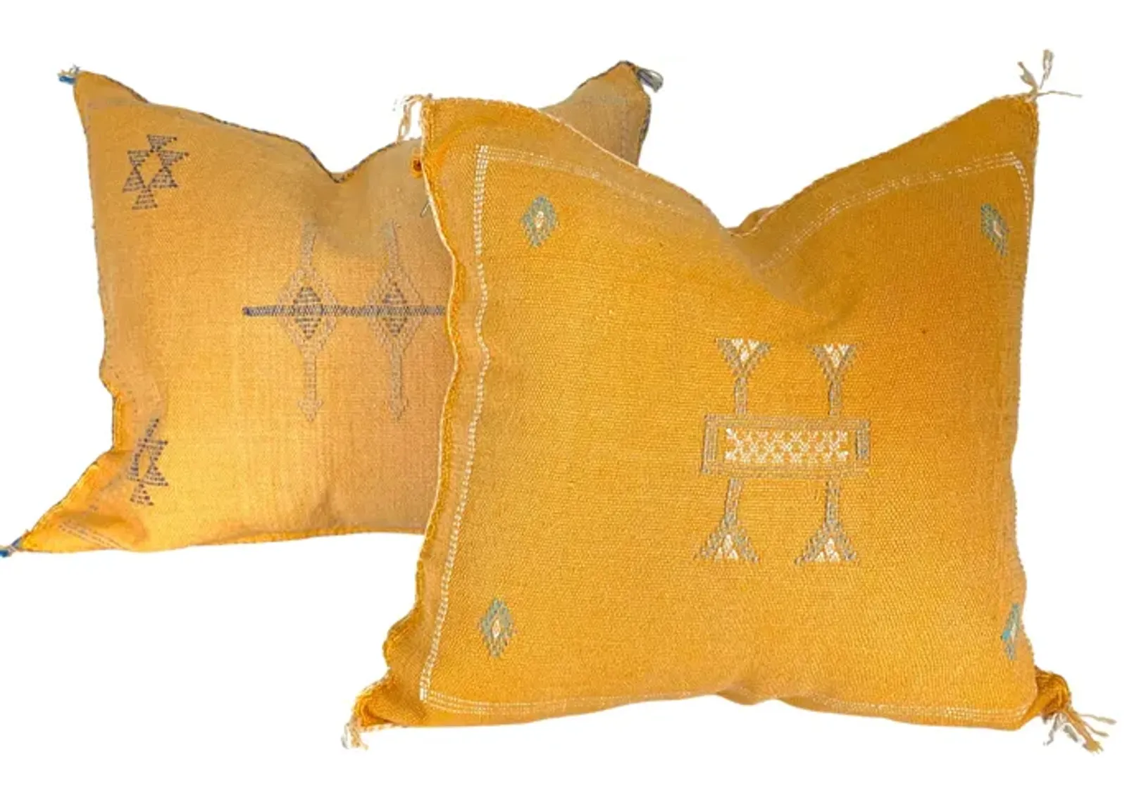 Moroccan Sabra Silk Pillows - Set of 2 - Eat Drink Home