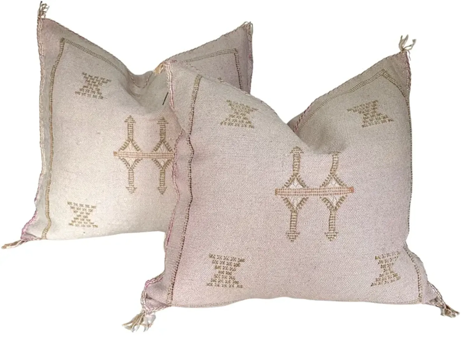 Moroccan Sabra Silk Pillows - Set of 2 - Eat Drink Home