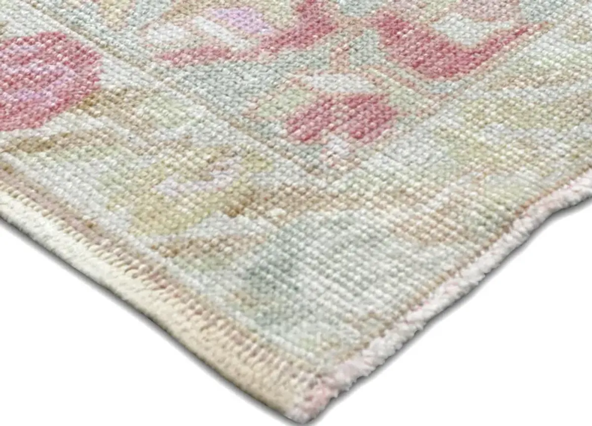 1960sTurkish Oushak Rug - 4'6"x7'4" - Nalbandian - Pink - Pink