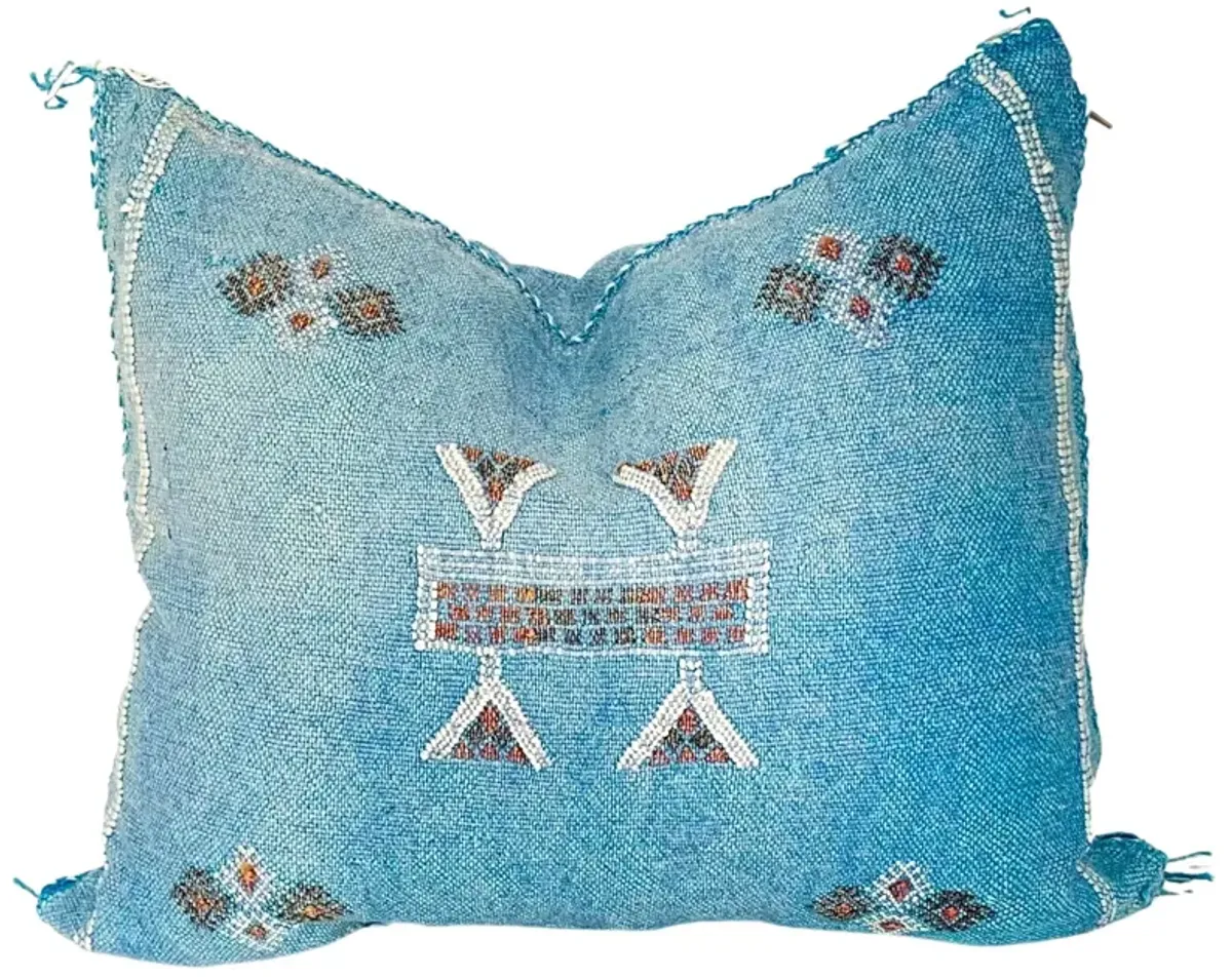 Moroccan Sabra Silk Pillow - Eat Drink Home