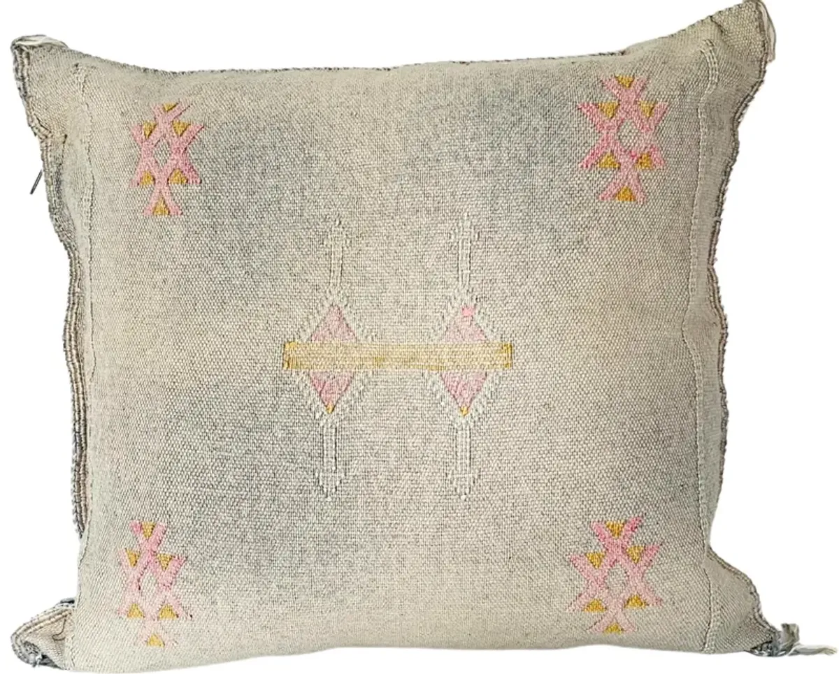 Moroccan Sabra Silk Pillow - Eat Drink Home