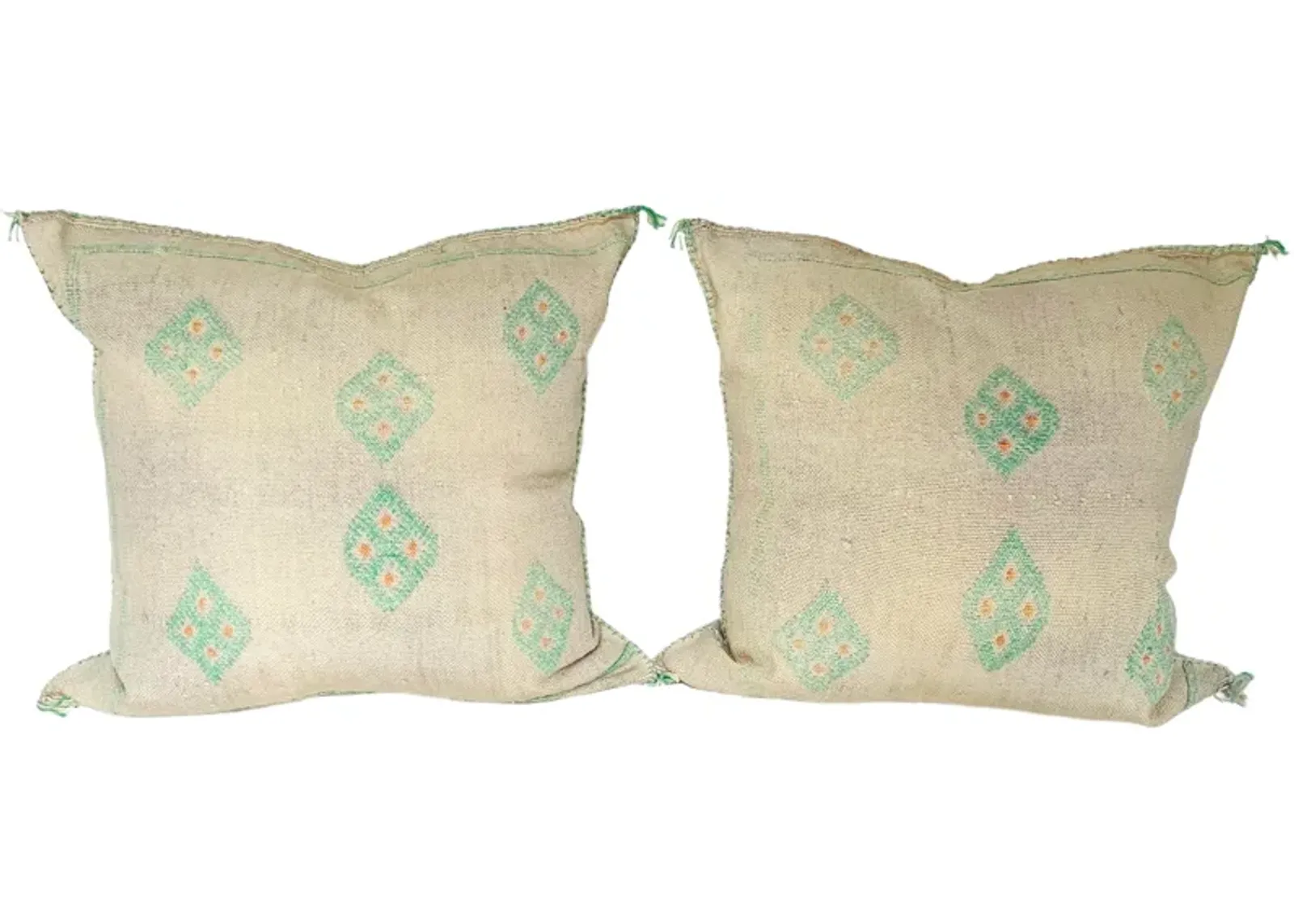 Moroccan Sabra Silk Pillows - Set of 2 - Eat Drink Home