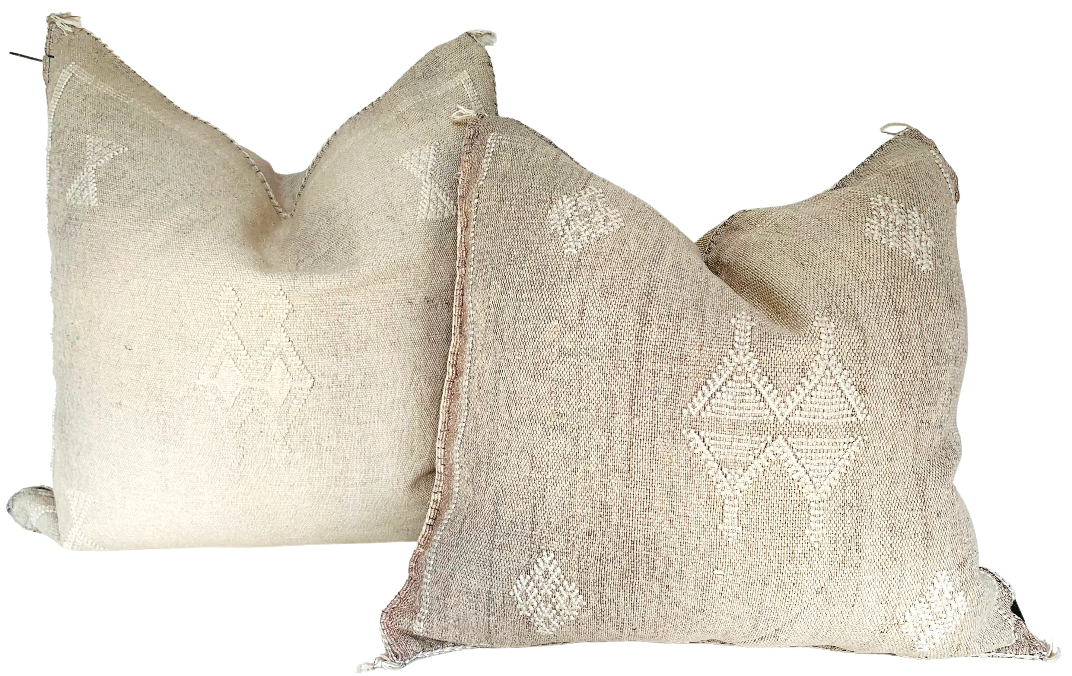 Moroccan Sabra Silk Pillows - Set of 2 - Eat Drink Home