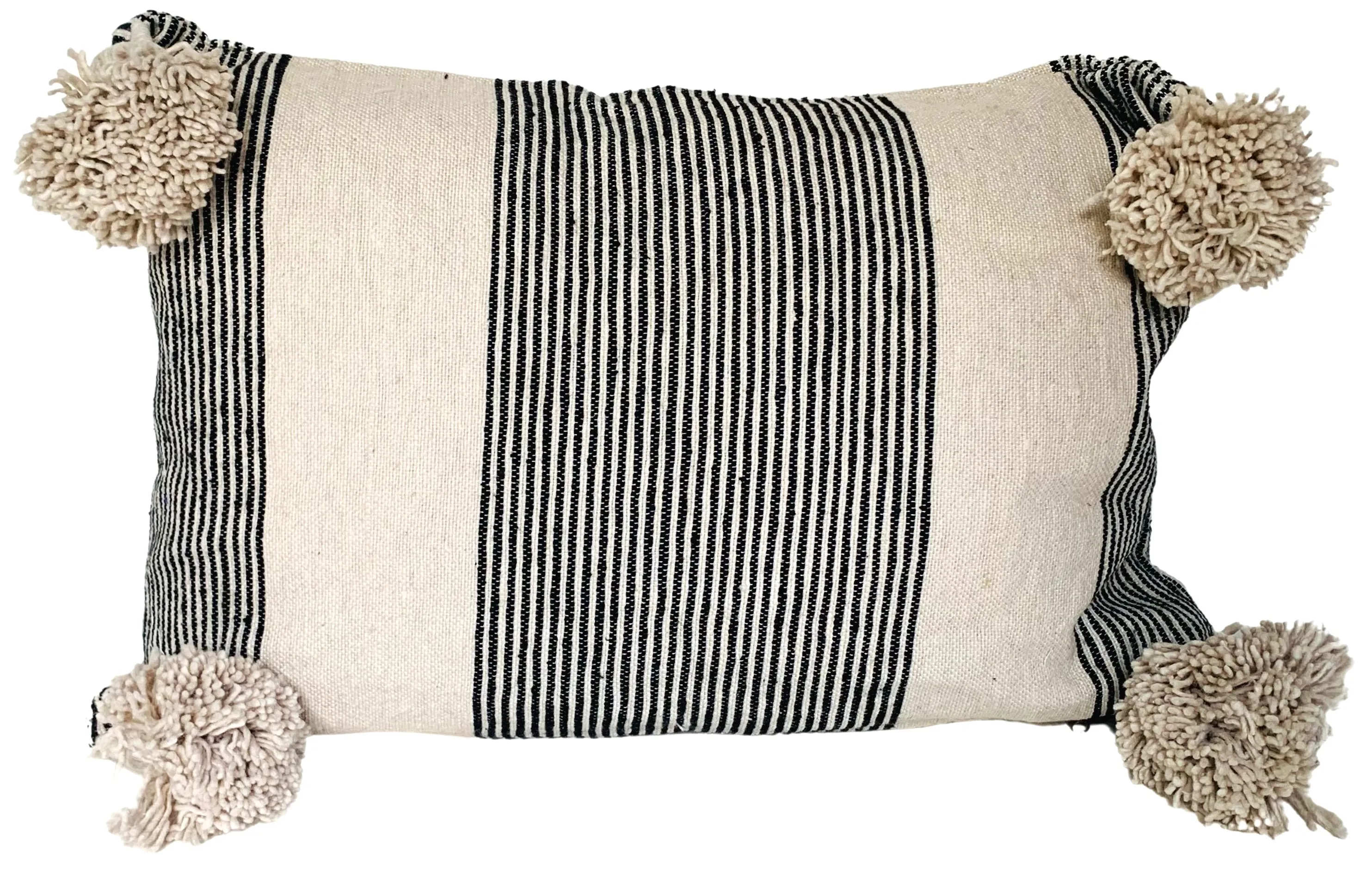 Moroccan Handloomed Lumbar Pillow - Eat Drink Home