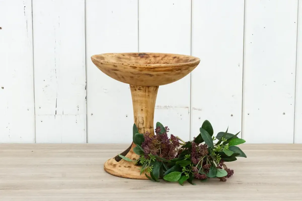 Orbed Vintage Naga Fruit Bowl - de-cor - Brown