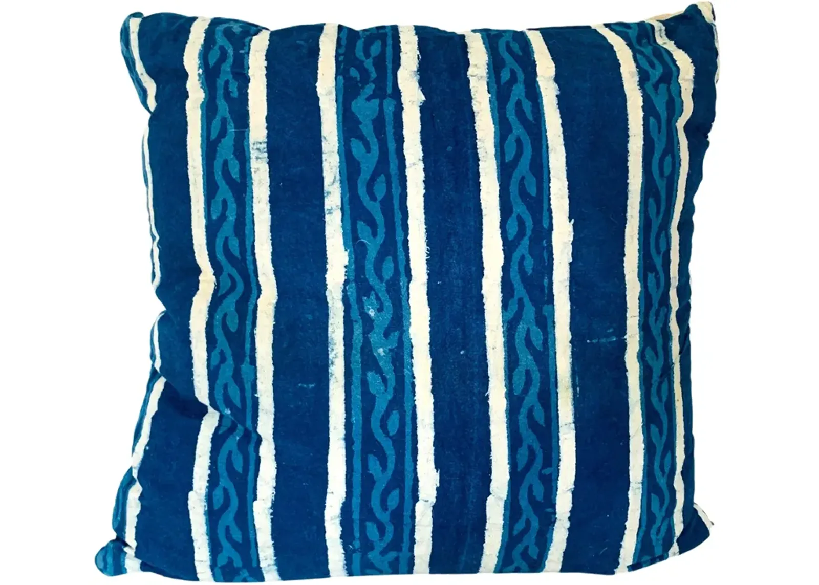 Hand-Printed Shibori Throw Pillow - Eat Drink Home