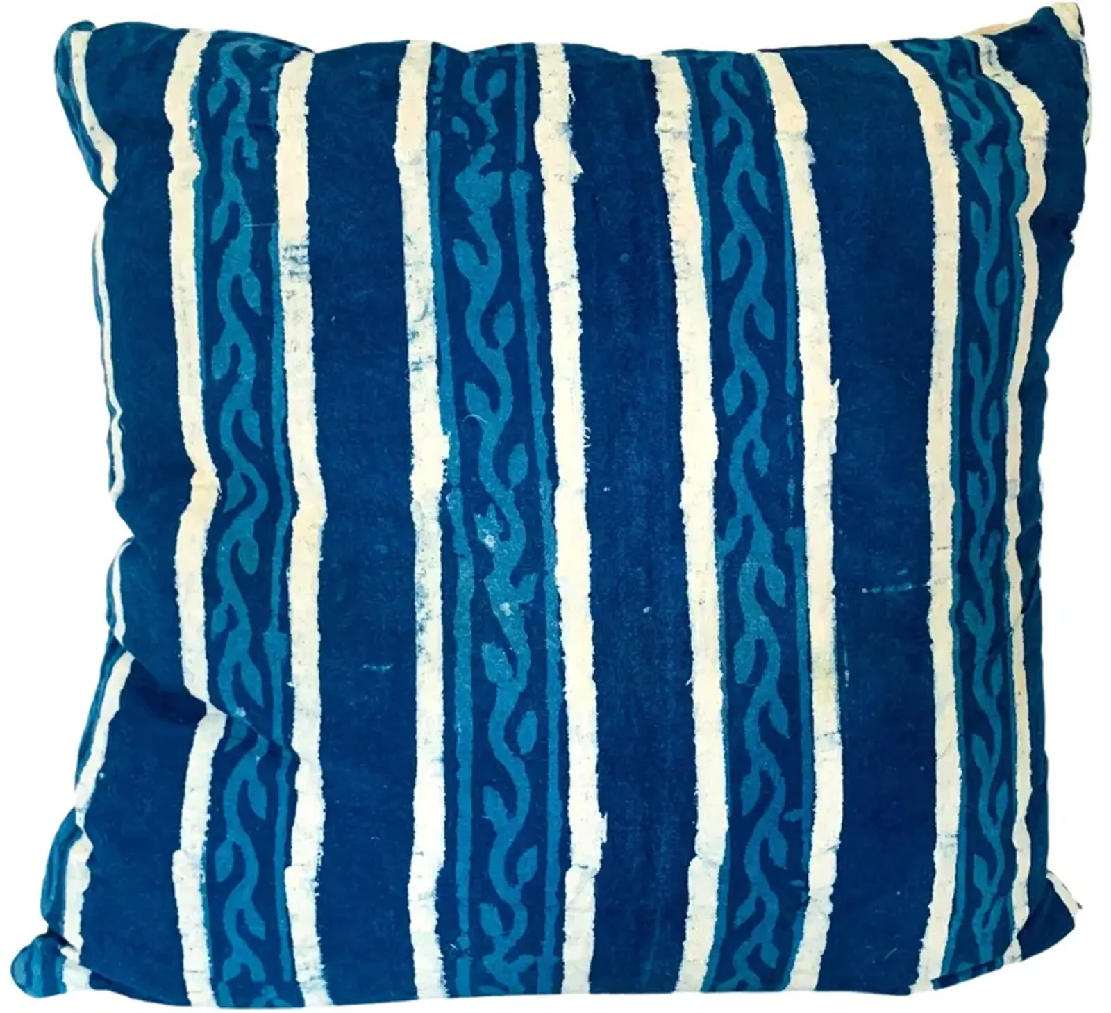 Hand-Printed Shibori Throw Pillow - Eat Drink Home