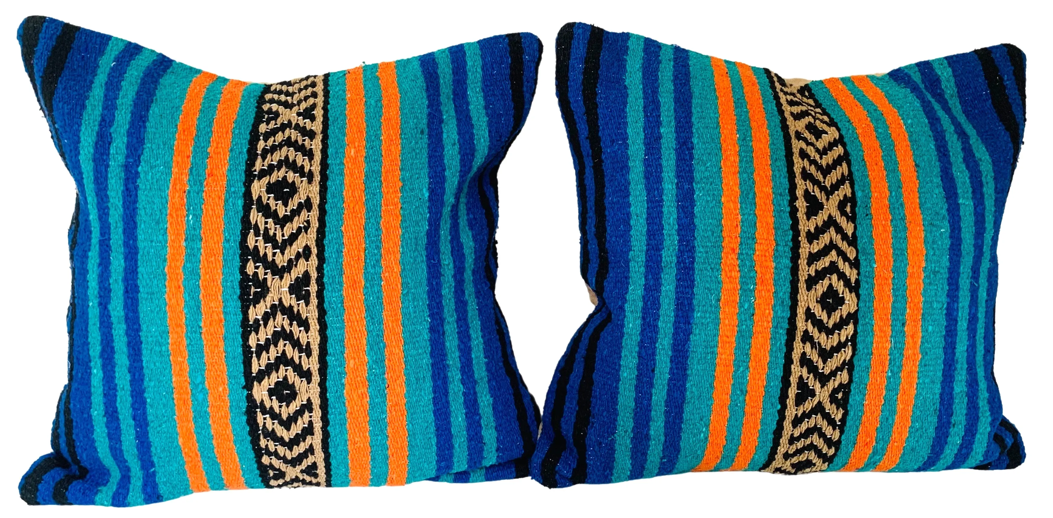 Mexican Serape Throw Pillows - Set of 2 - Eat Drink Home