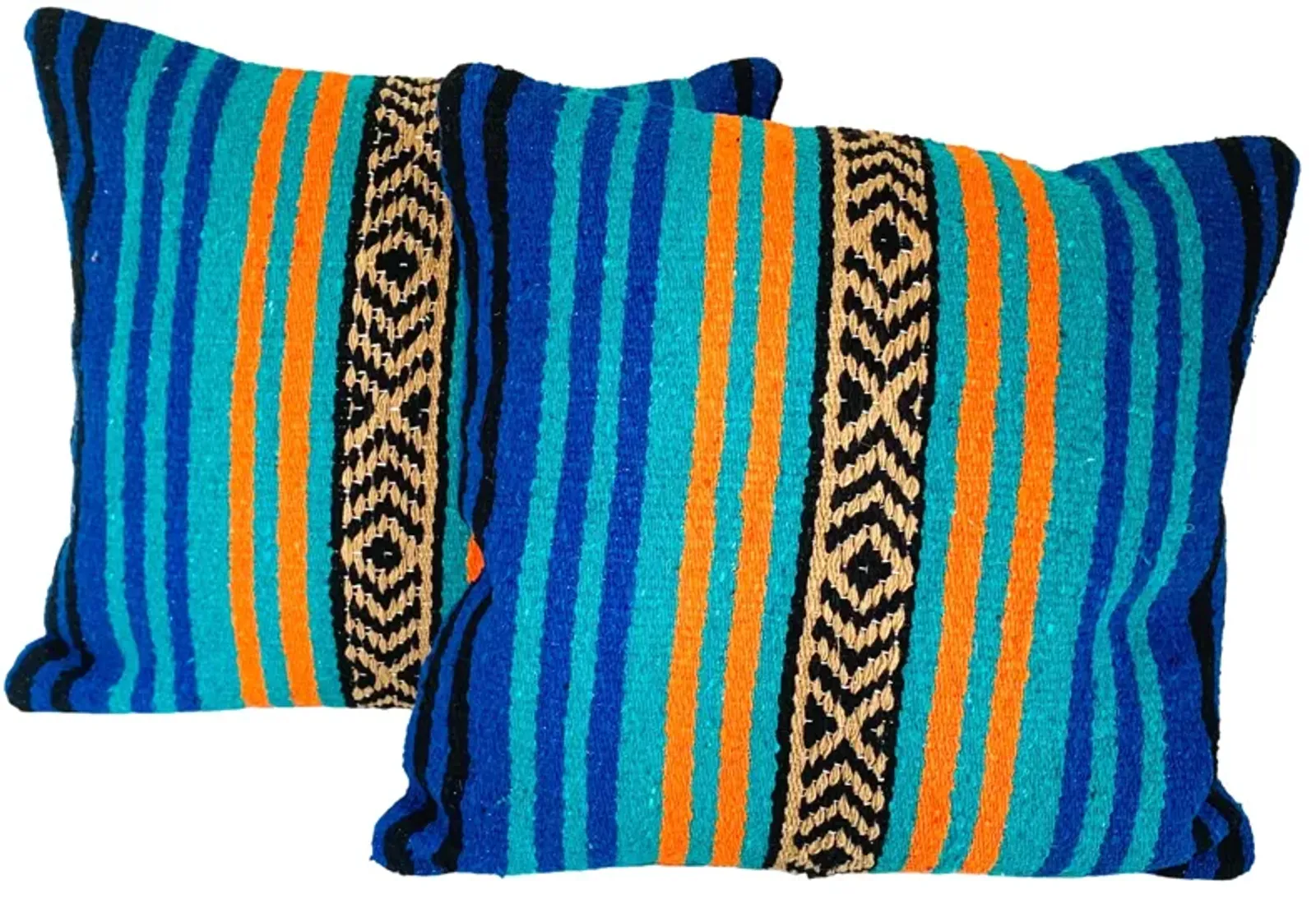 Mexican Serape Throw Pillows - Set of 2 - Eat Drink Home