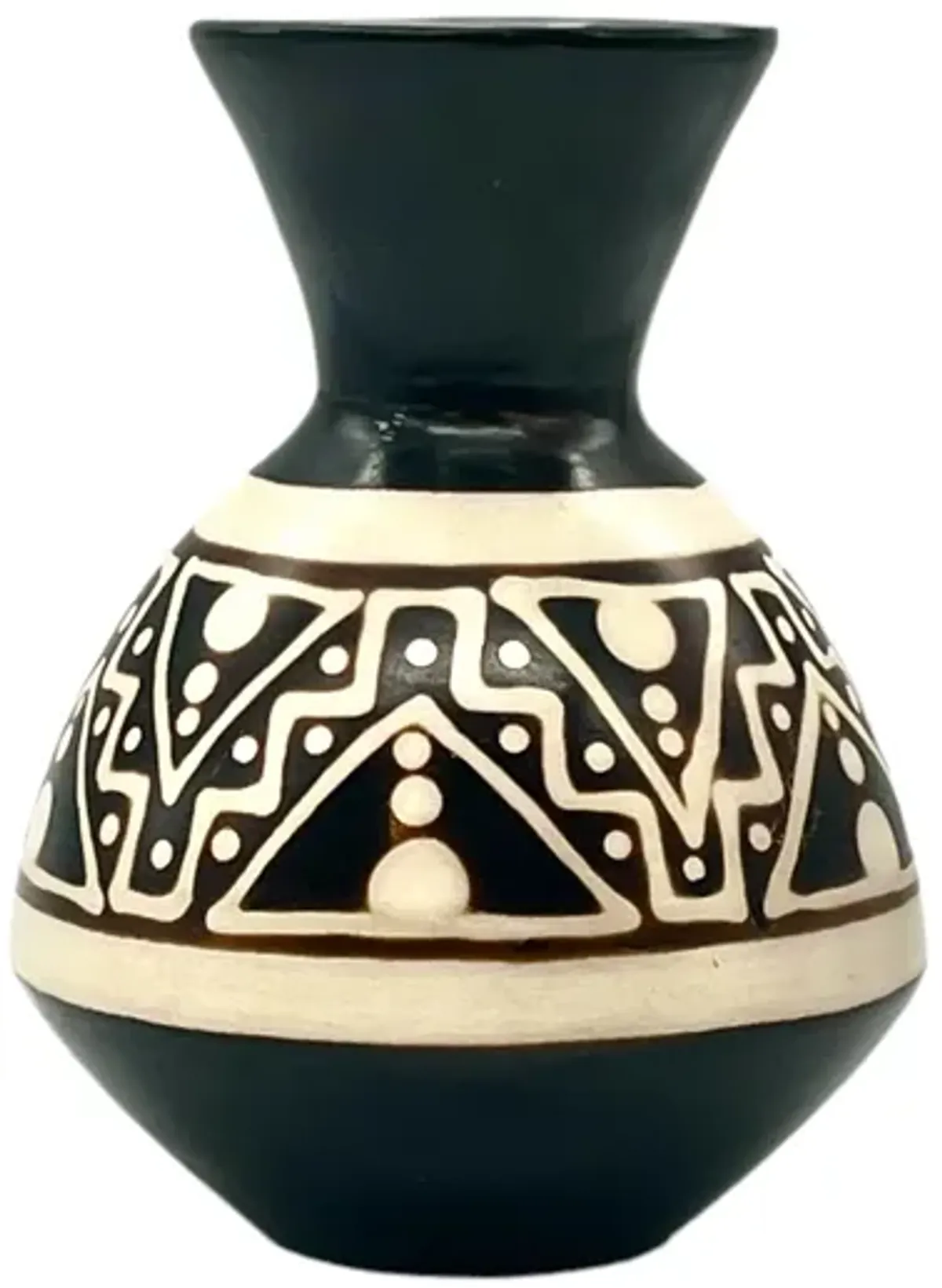 C. 1970s Abstract Pottery Vase - Pilar Collection - Brown