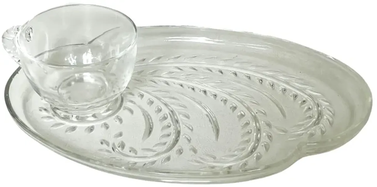 Federal Glass Luncheon Set - Set of 6 - Eat Drink Home - Clear