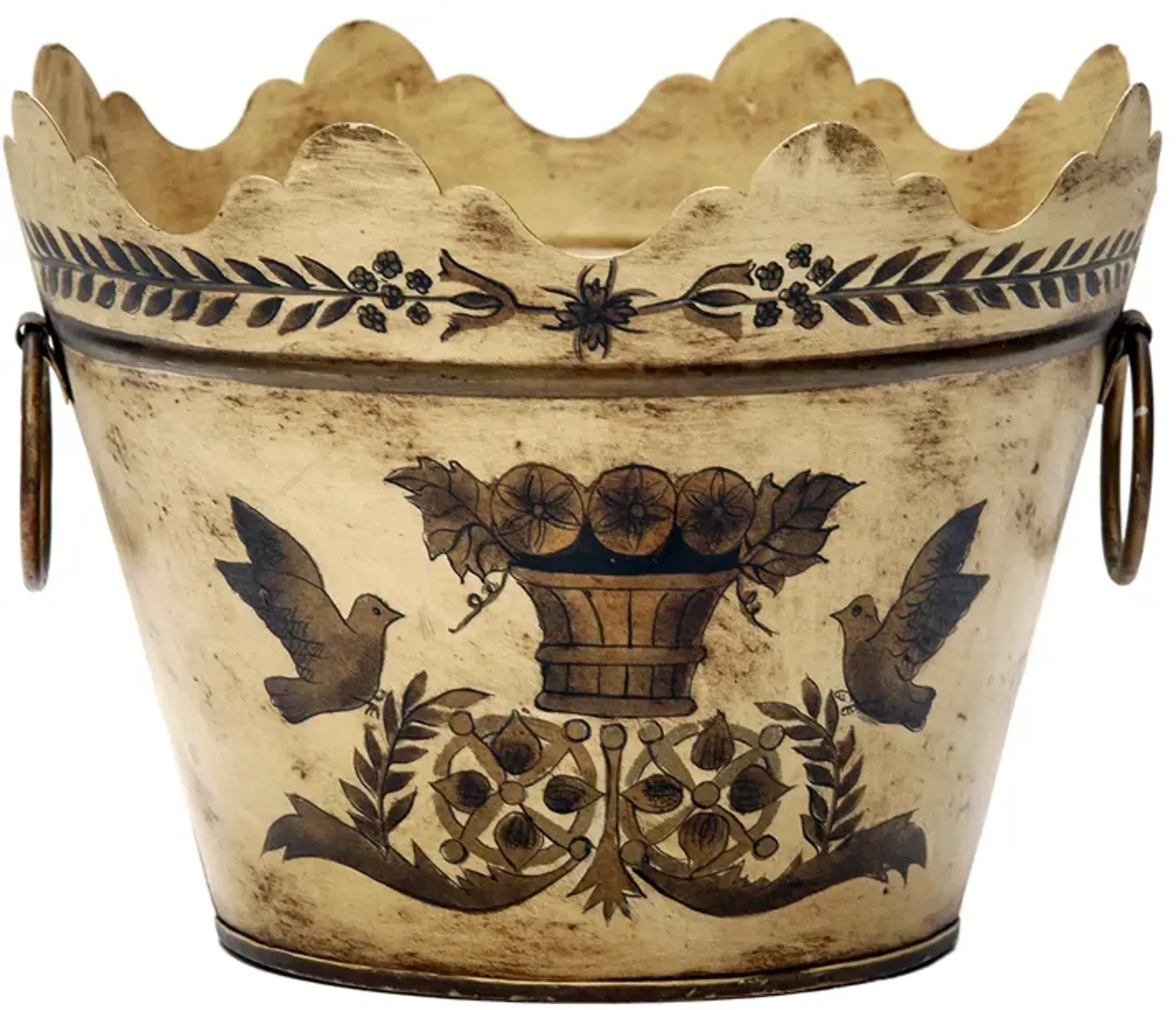 Large Metal Bucketbirds Fleur De Lex Antiques One Kings Lane ...