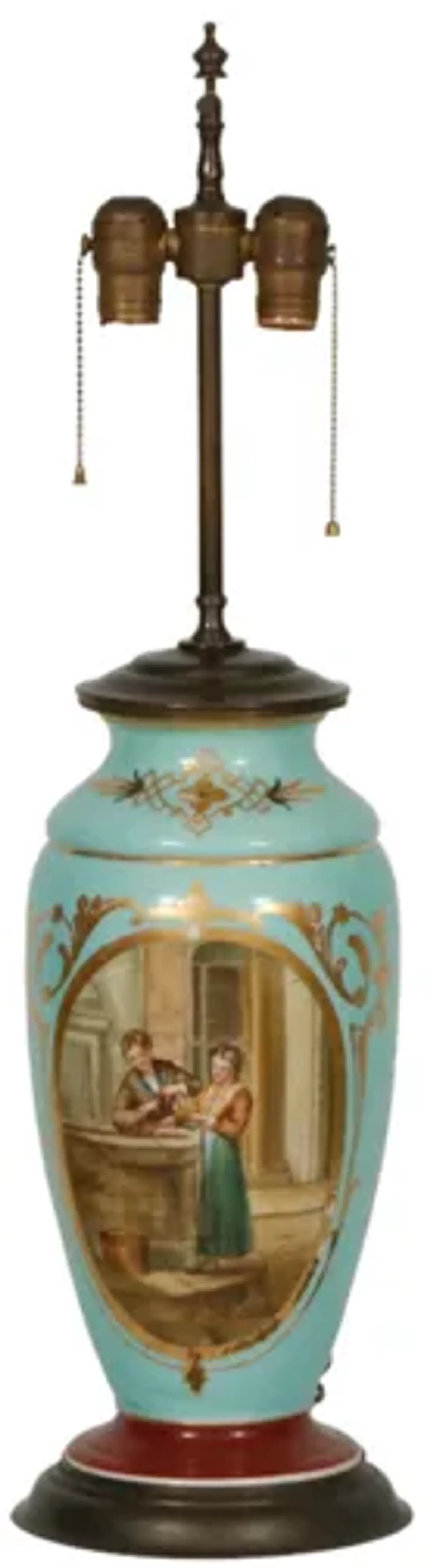 Sevres Style Porcelain Table Lamp - Interesting Things