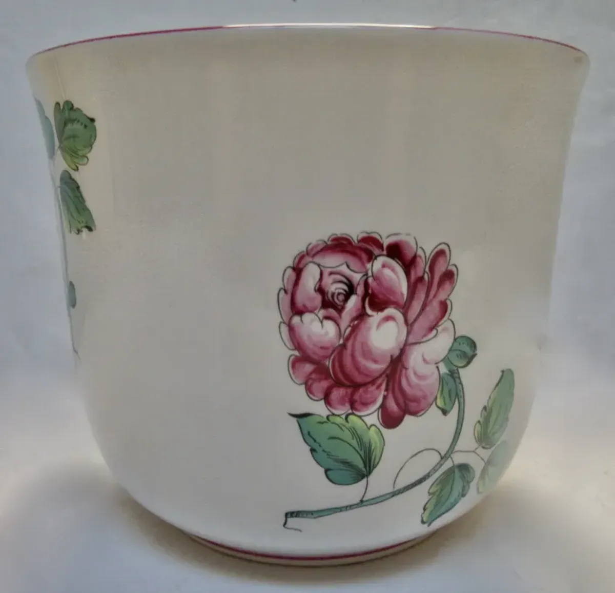 Tiffany & Co. Cabbage Roses Cachepot - The Emporium Ltd. - Pink