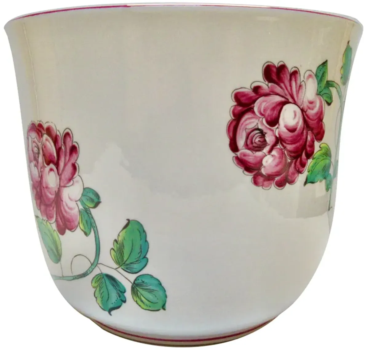 Tiffany & Co. Cabbage Roses Cachepot - The Emporium Ltd. - Pink