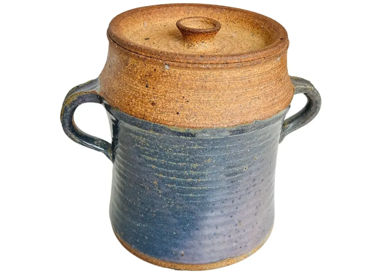 Hand-Thrown Stoneware Lidded Jar - Eat Drink Home - Beige