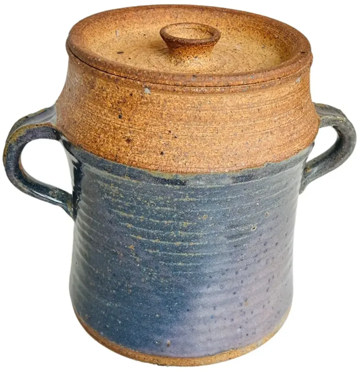 Hand-Thrown Stoneware Lidded Jar - Eat Drink Home - Beige