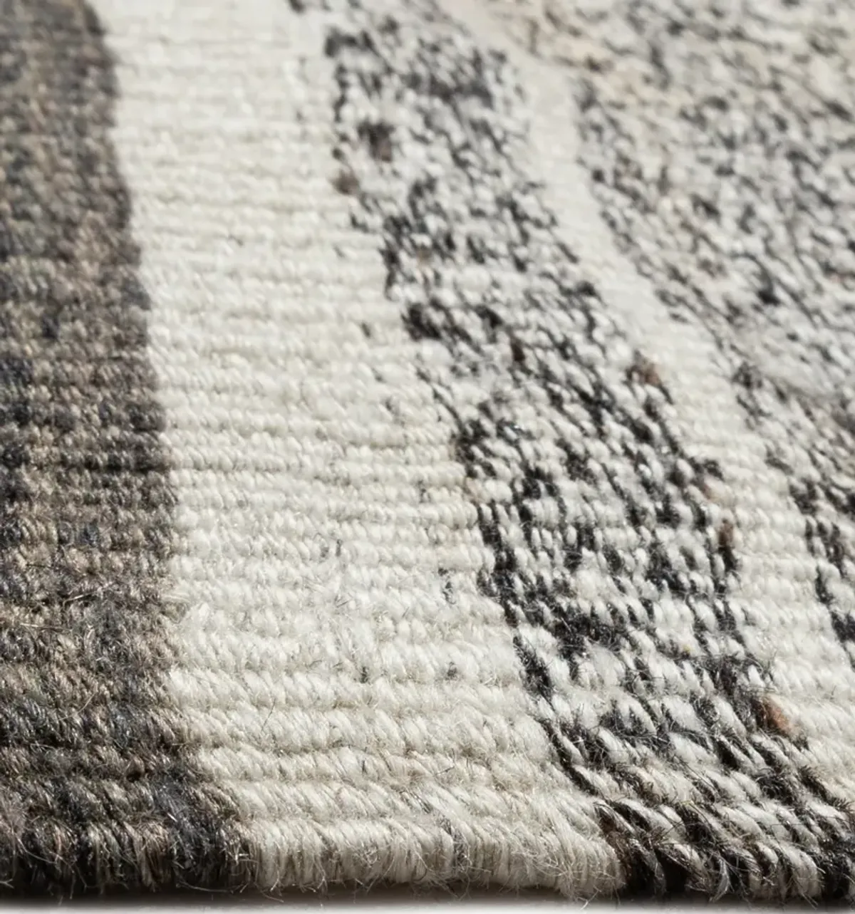 Extra Long Ivory Kilim Runner - 5'x21'3" - Beige