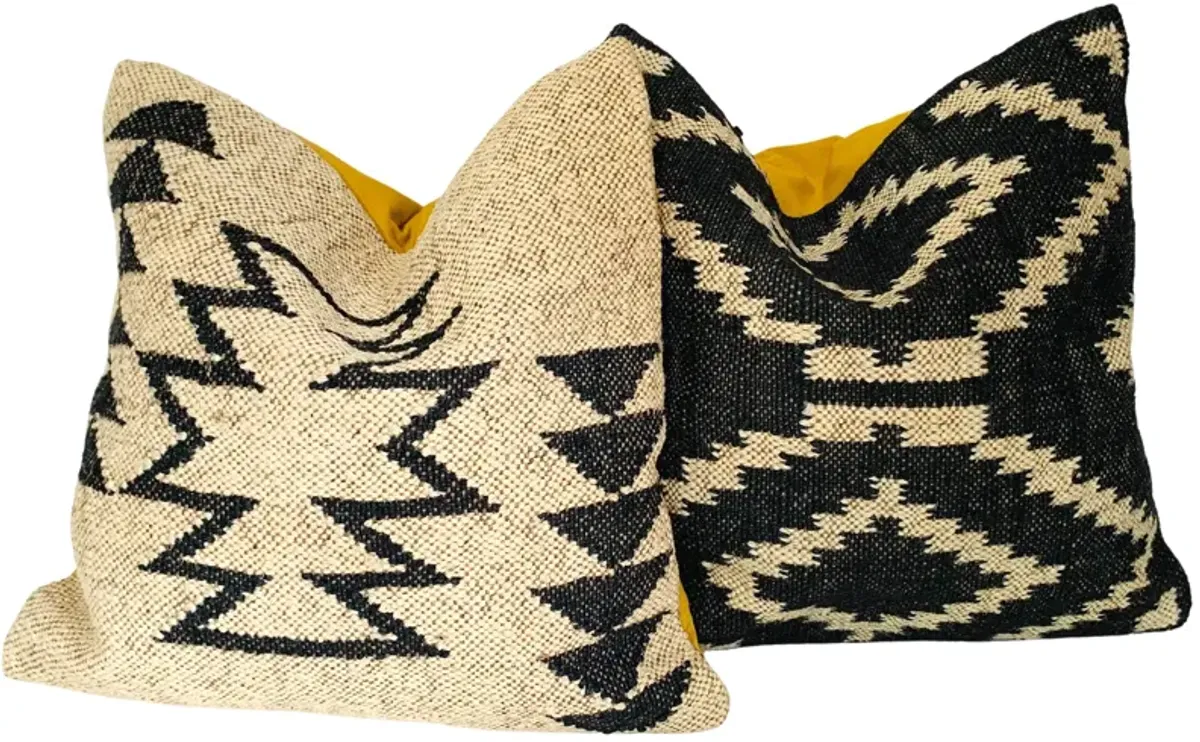 Turkish Kilim Throw Pillows - Set of 2 - Eat Drink Home