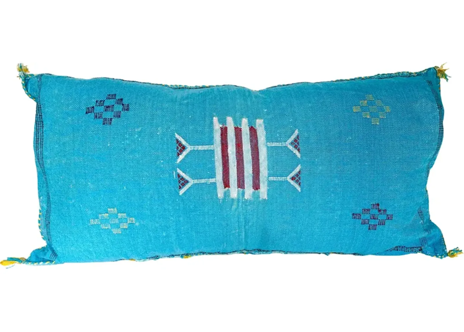 Moroccan Sabra Silk Lumbar Pillow - Eat Drink Home