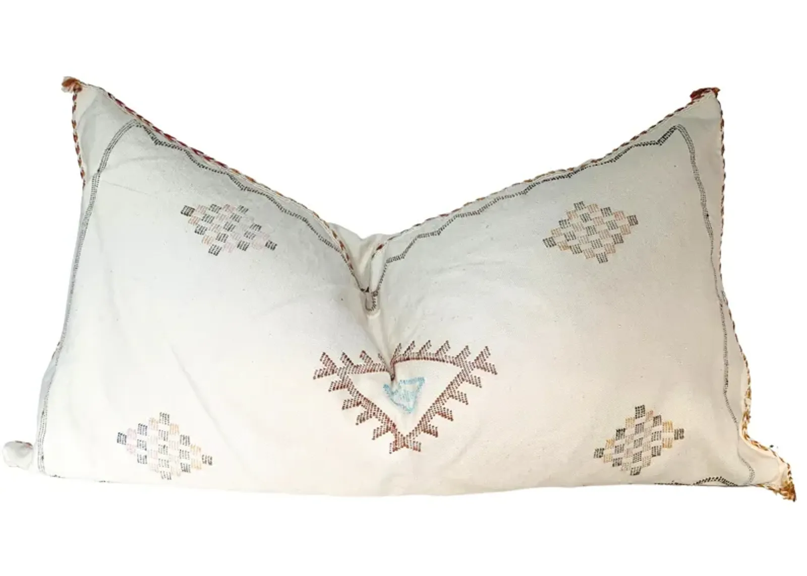 Moroccan Sabra Silk Lumbar Pillow - Eat Drink Home