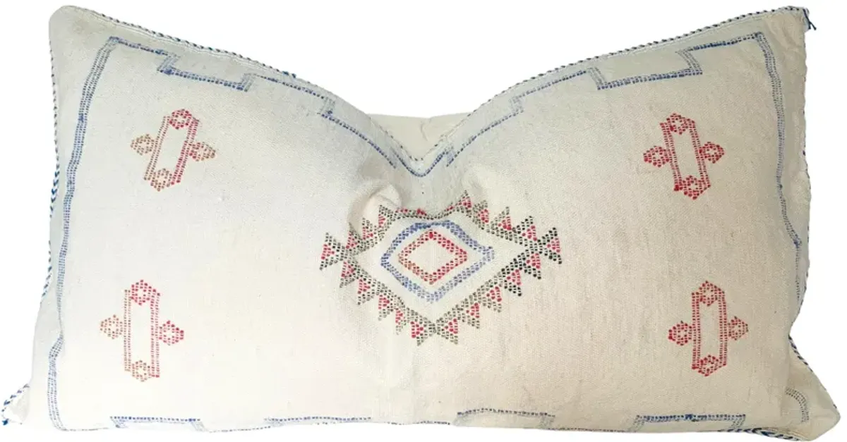 Moroccan Sabra Silk Lumbar Pillow - Eat Drink Home