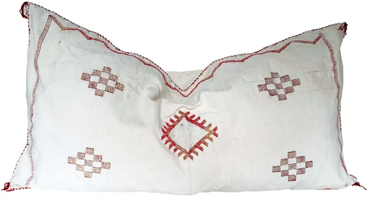 Moroccan Sabra Silk Lumbar Pillow - Eat Drink Home