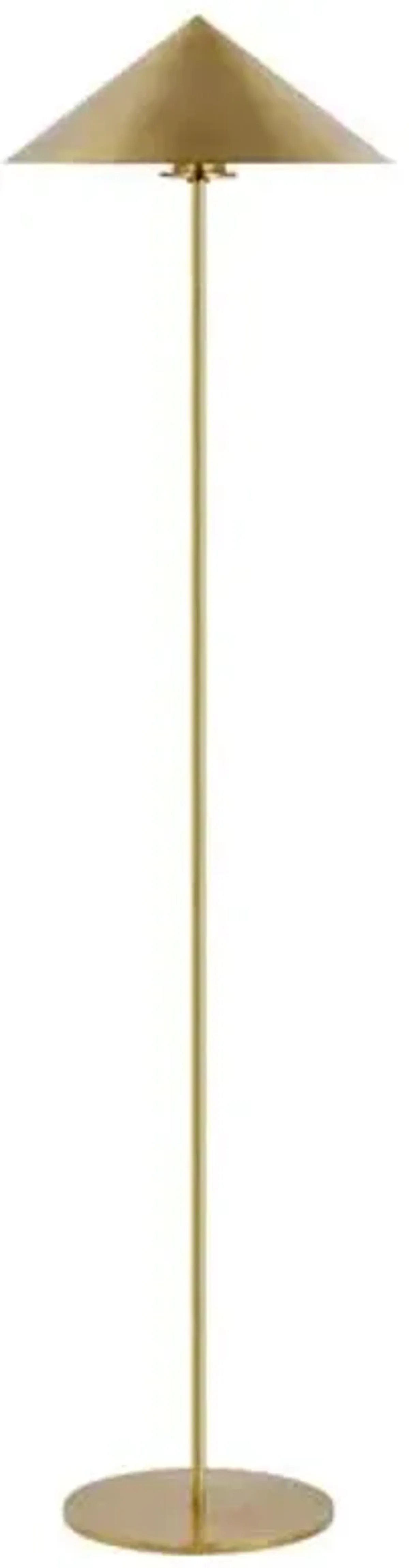 Visual Comfort - Orsay Medium Floor Lamp - Antique Brass