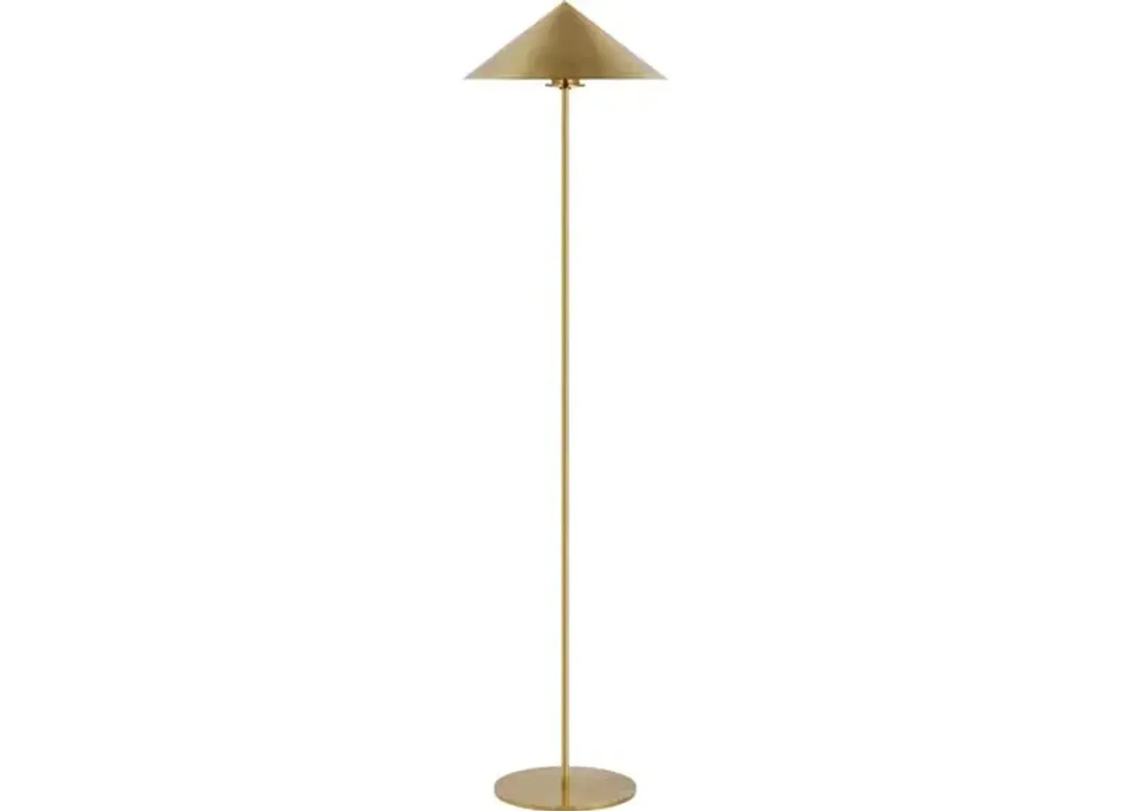 Visual Comfort - Orsay Medium Floor Lamp - Antique Brass