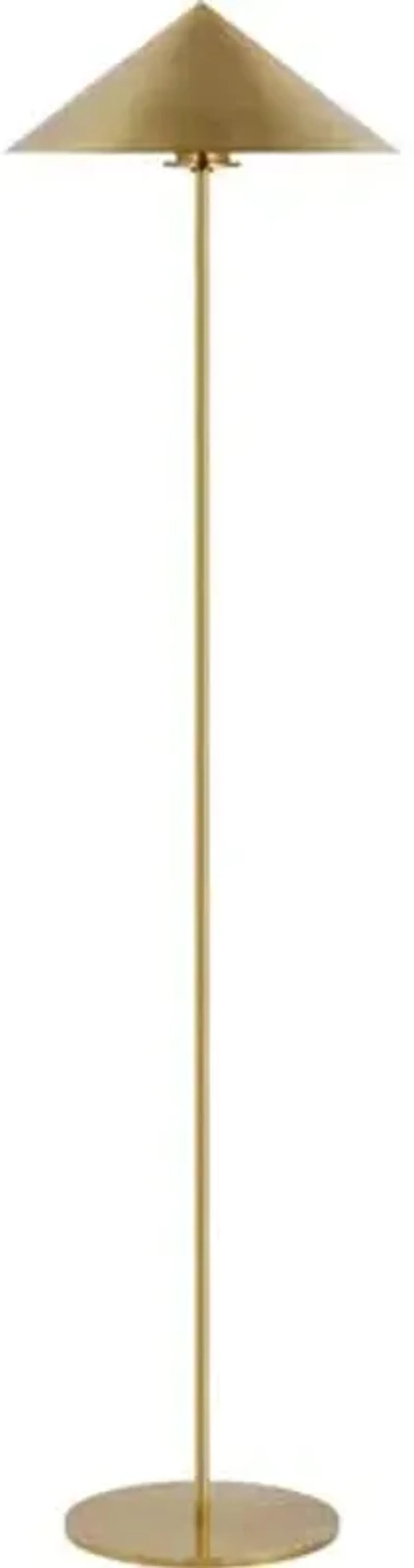 Visual Comfort - Orsay Medium Floor Lamp - Antique Brass