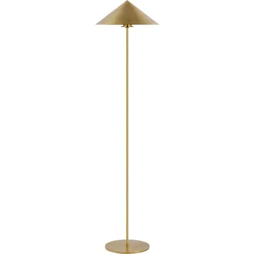 Visual Comfort - Orsay Medium Floor Lamp - Antique Brass