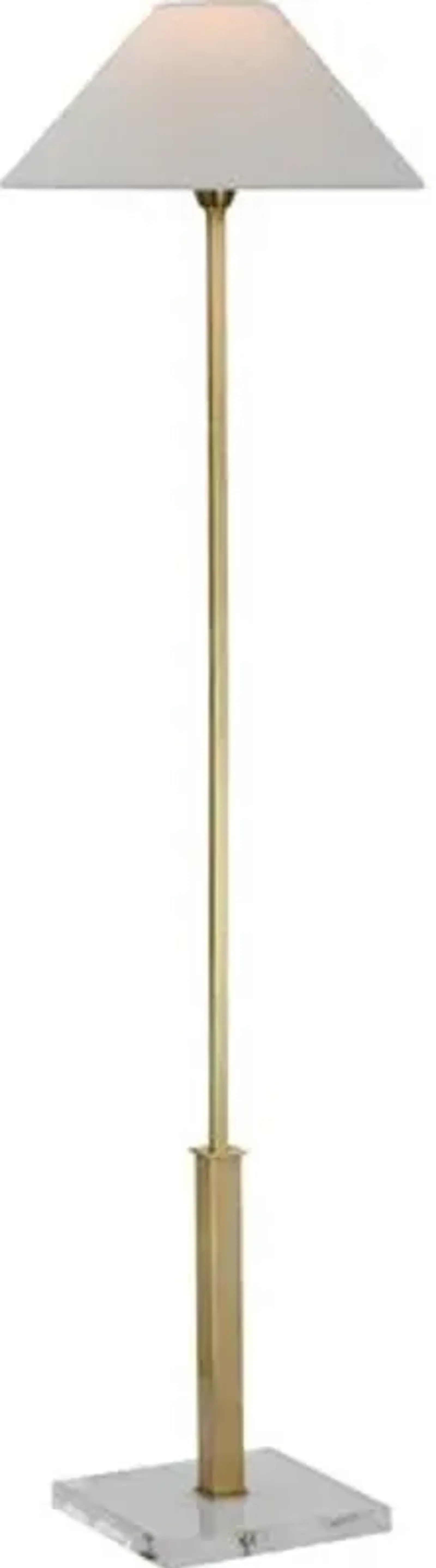 Visual Comfort - Asher Floor Lamp - Antique Brass