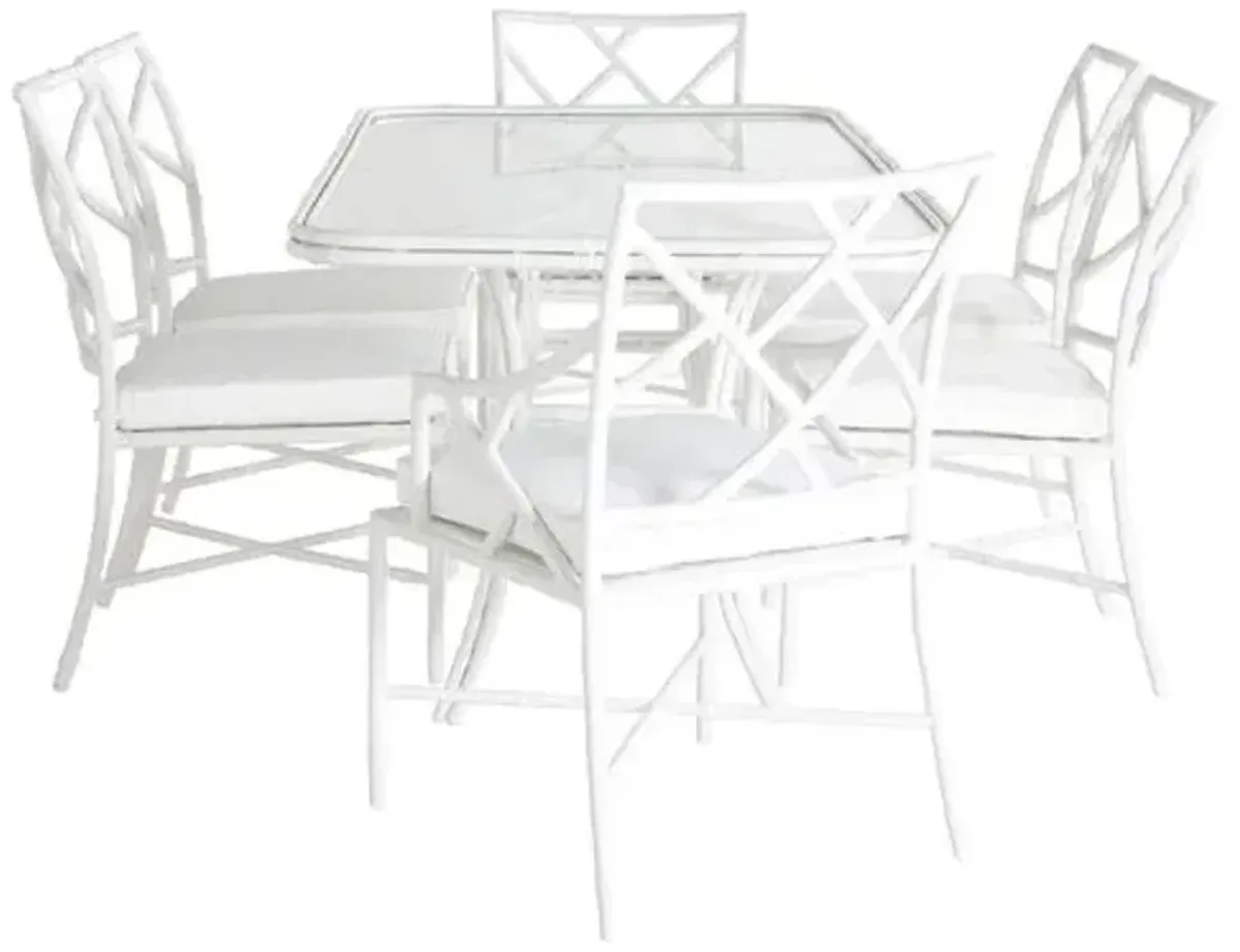 Kit 7-Pc Dining Set - White