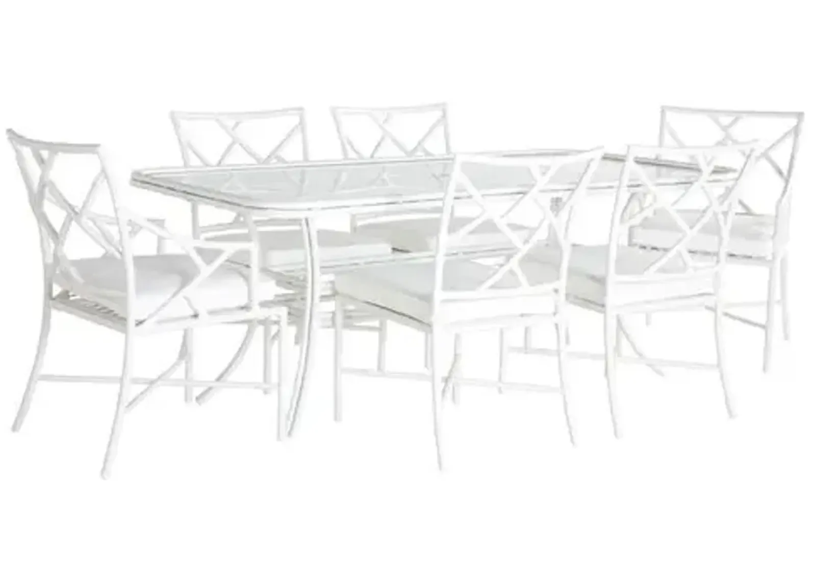 Kit 7-Pc Dining Set - White