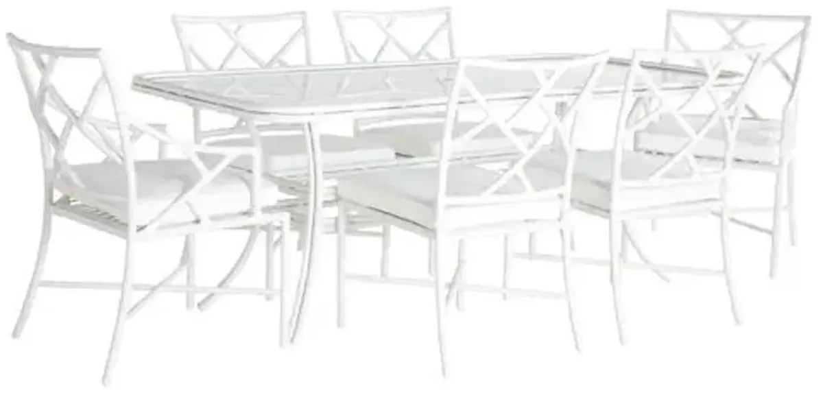 Kit 7-Pc Dining Set - White