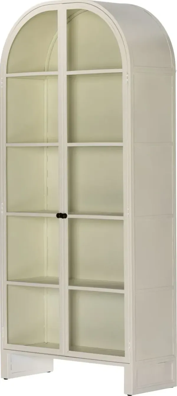 Brady Arched Cabinet, Cream