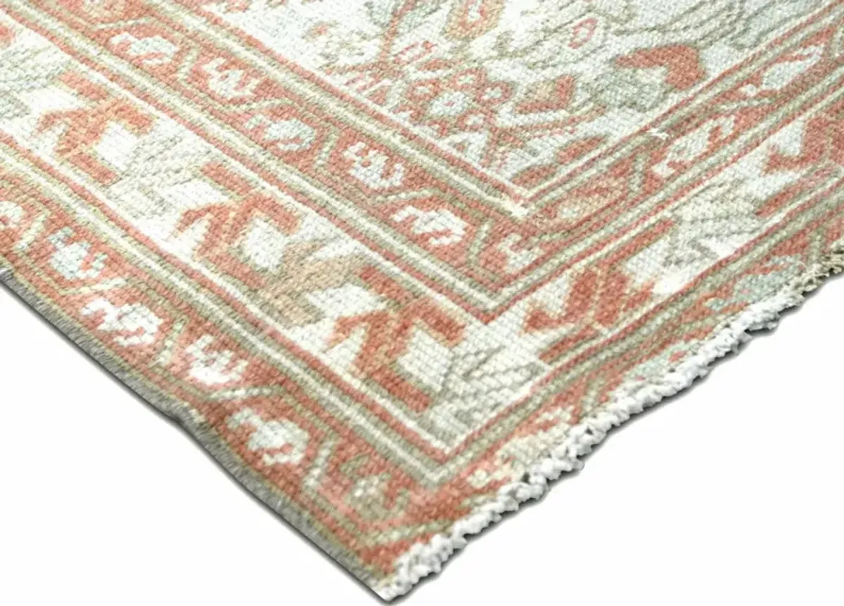 1940s Persian Melayer Runner - 3'5"x17'1" - Nalbandian - Red