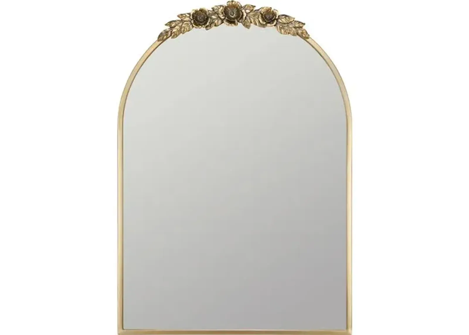 Juliette Wall Mirror - Antiqued Brass