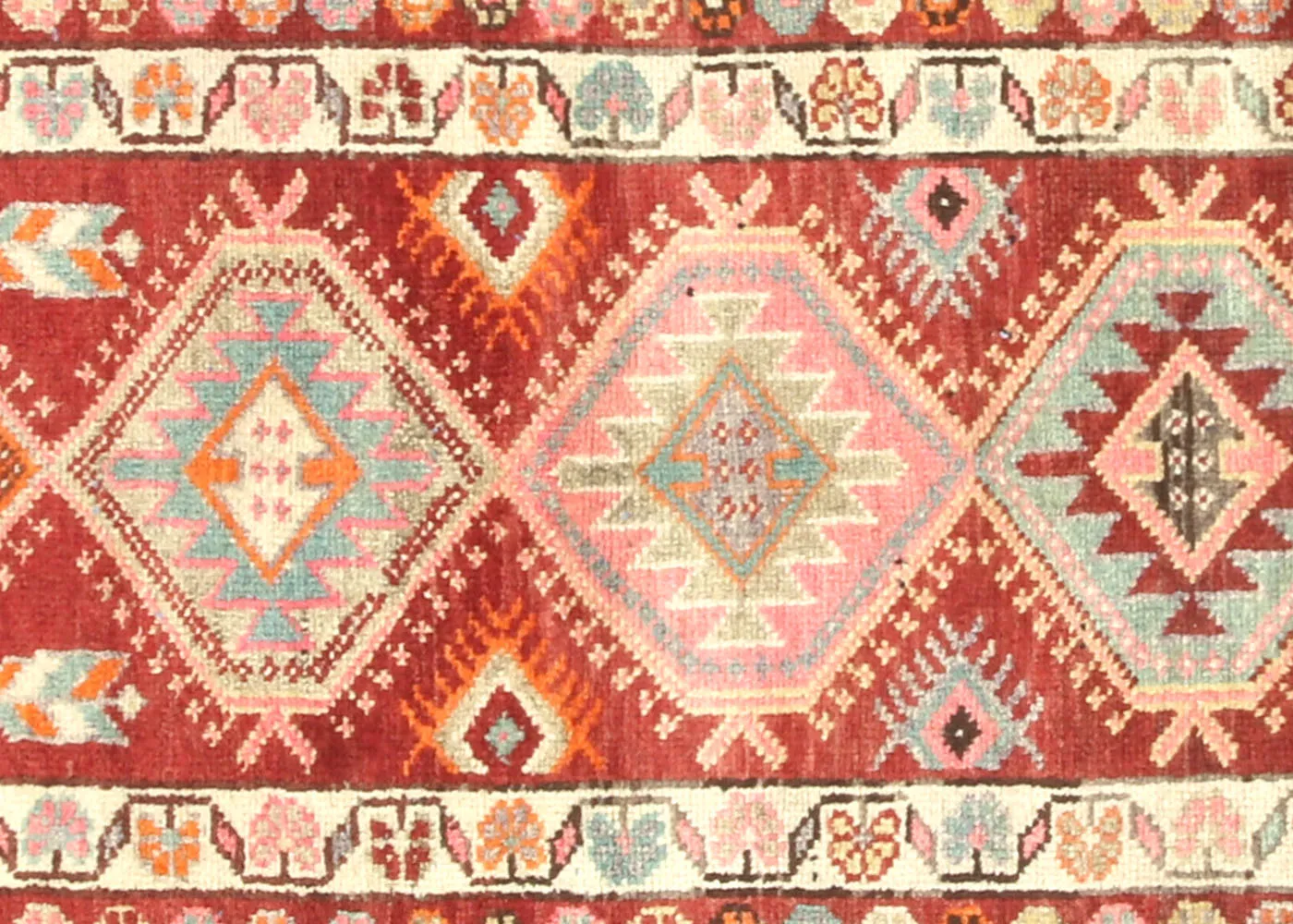 1960s Turkish Oushak Runner - 2'11"x12'9" - Nalbandian - Brown