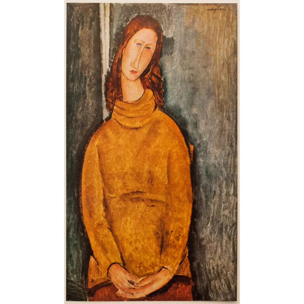 1947 Amedeo Modigliani - Madame Hébuterne - Yellow