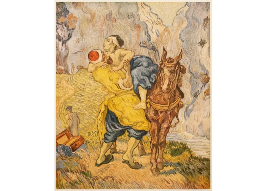 1950s Van Gogh - The Good Samaritan - Yellow