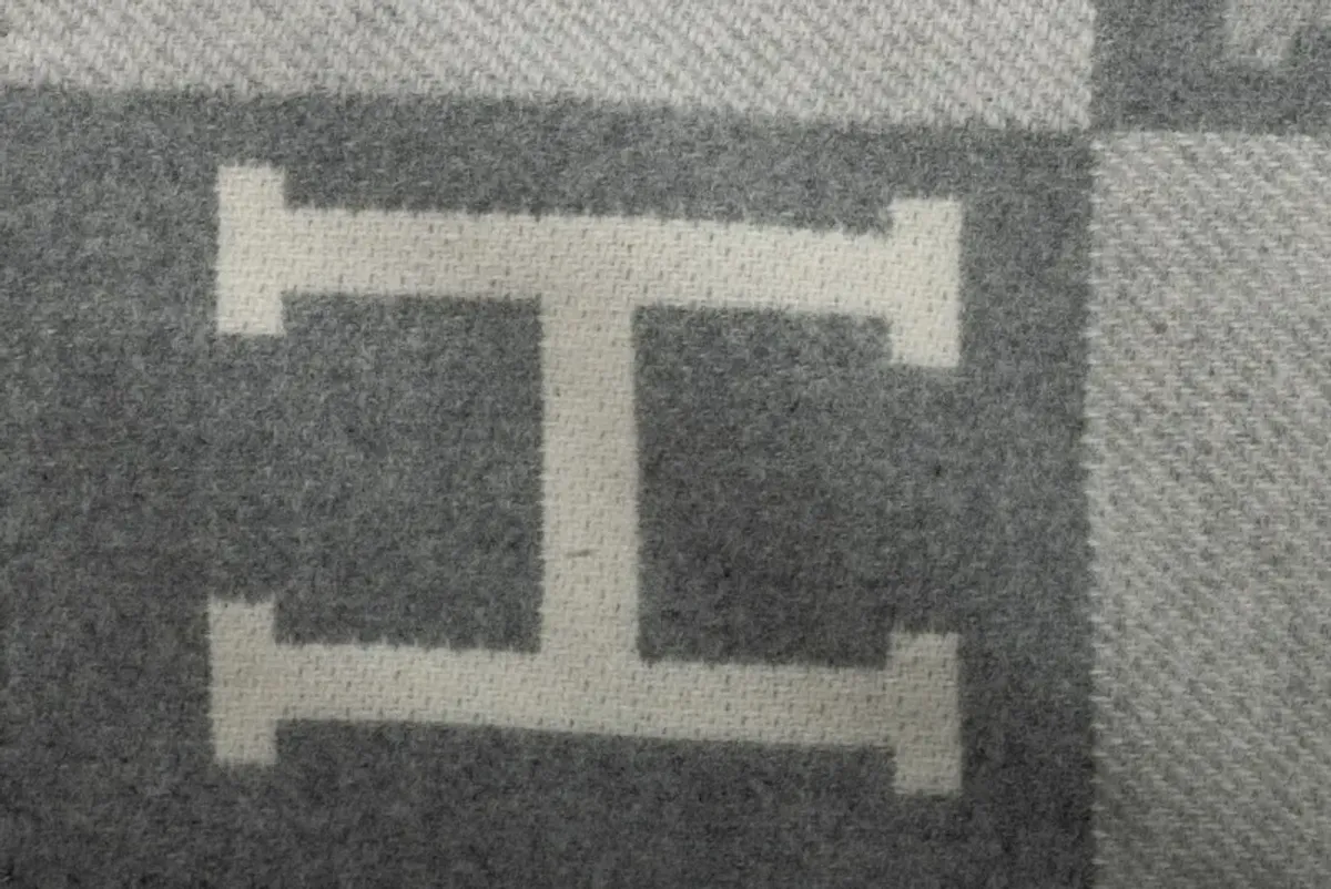 Herm s New Grey Avalon Blanket - Vintage Lux - gray