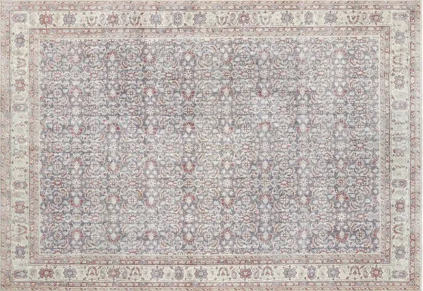 1960s Turkish Oushak Rug - 7'3"x10'6" - Nalbandian - Blue - Blue