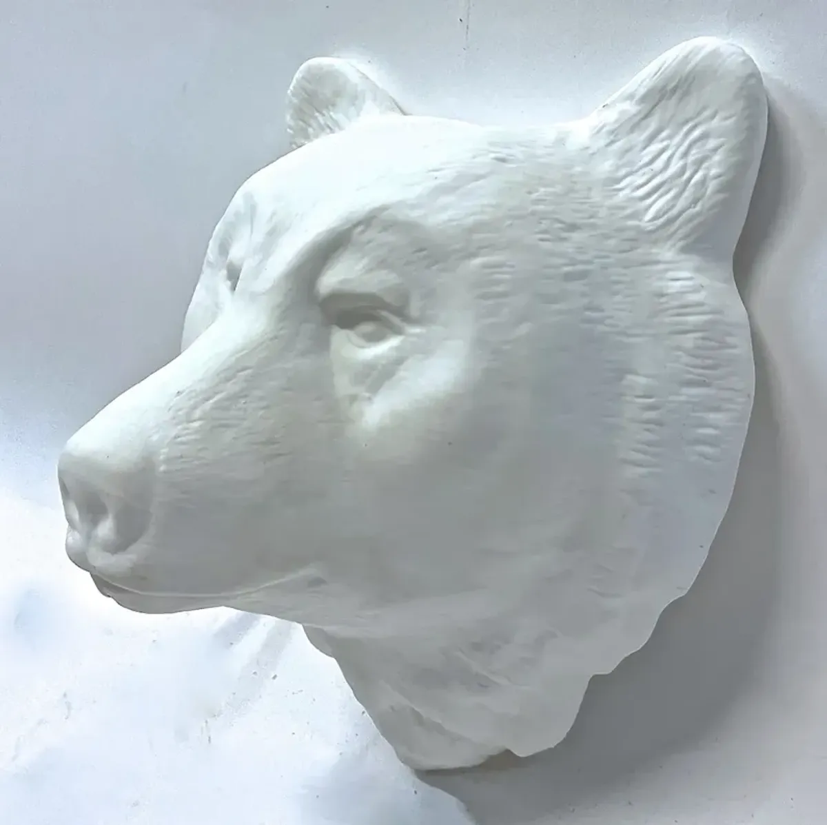 Bone China Bear Face Hanging Light - Vermilion Designs - White