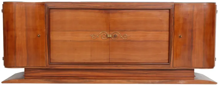 Jules Leleu Attr. Art Deco Sideboard - Interesting Things - Brown