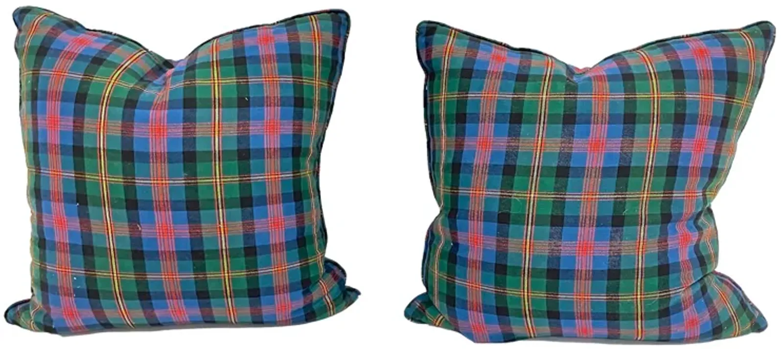 Plaid Tartan Pillows - PR - Vermilion Designs