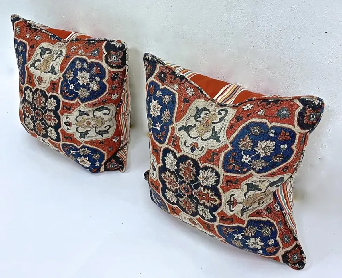 Cowtan & Tout Tapestry Style Pillows - PR - Vermilion Designs