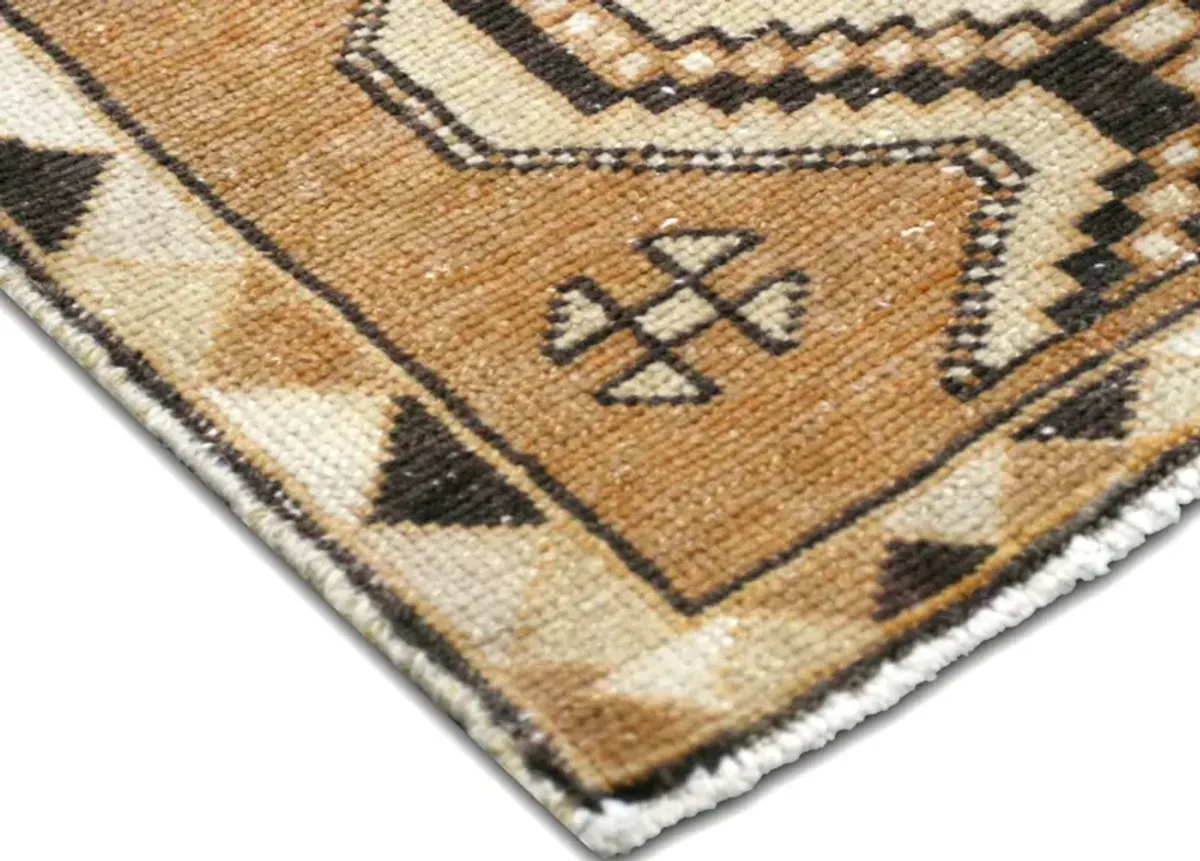 1960s Turkish Oushak Yastic -1'9" x 2'8" - Nalbandian - Brown