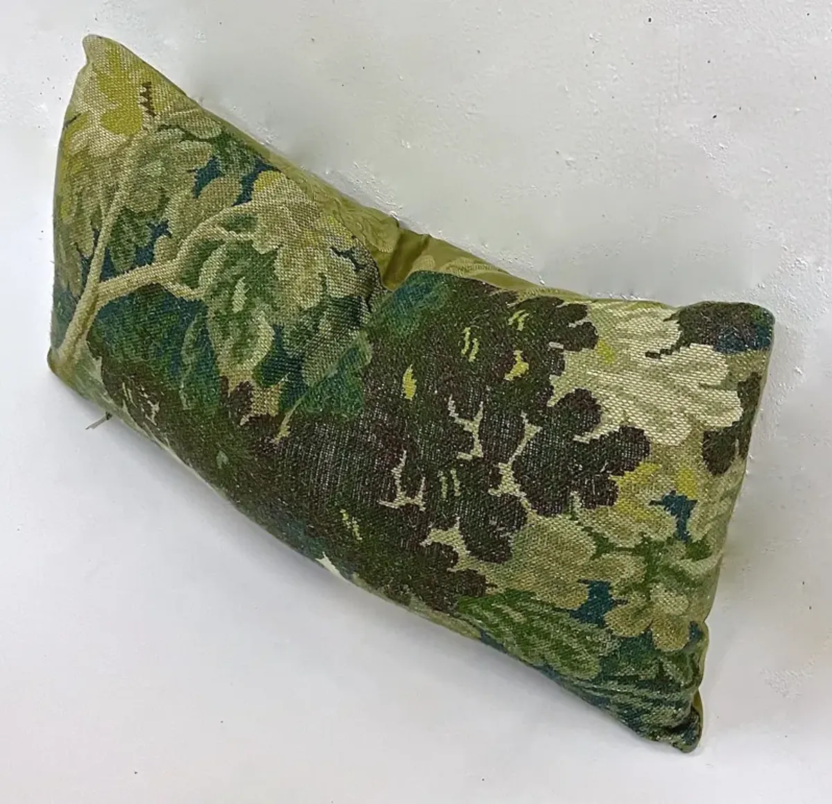 Custom Verdure Tapestry Lumbar Pillow - Vermilion Designs